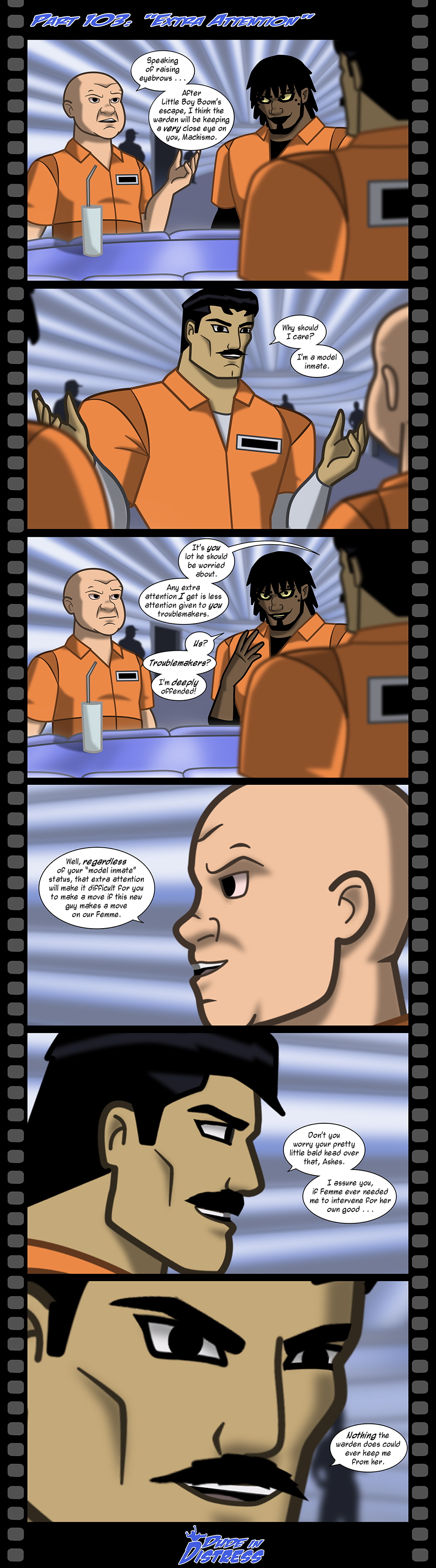 Dude in Distress Strip 103