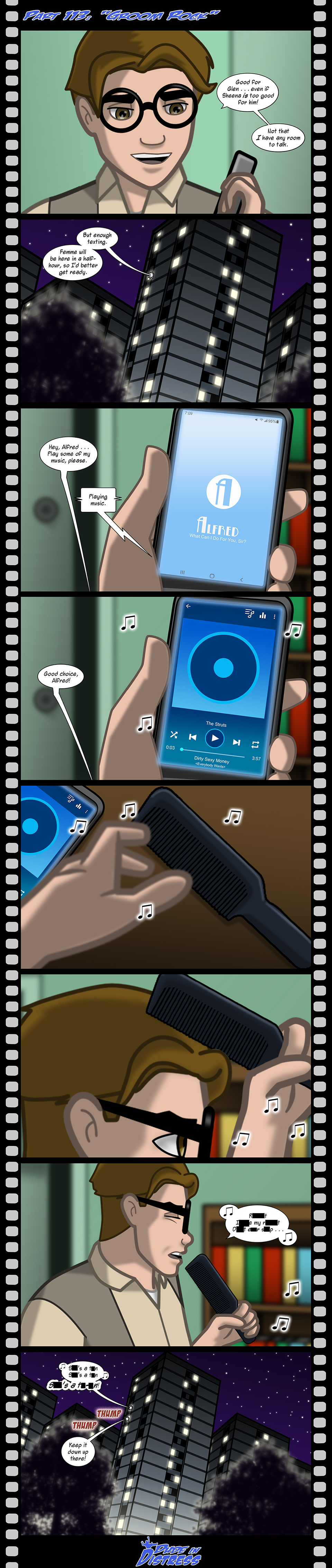 Dude in Distress Strip 113