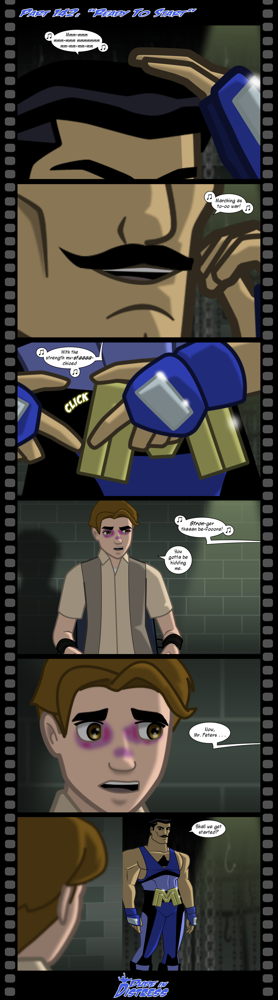 Dude in Distress Strip 142