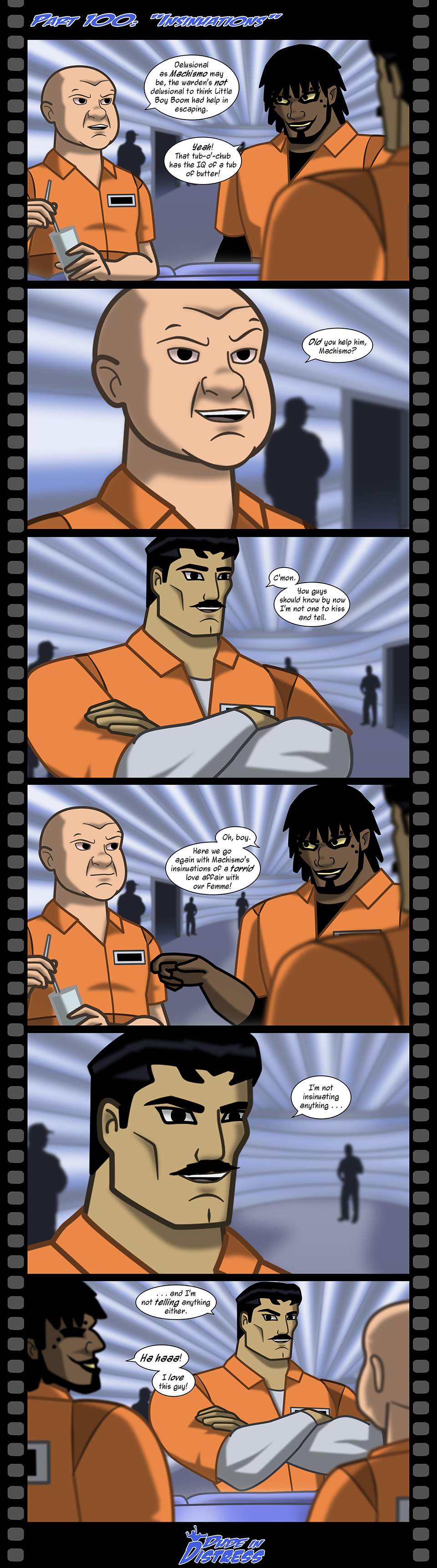 Dude in Distress Strip 100