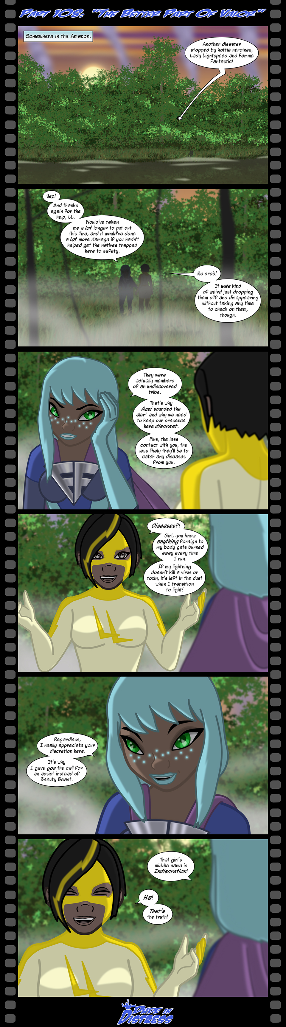 Dude in Distress Strip 108