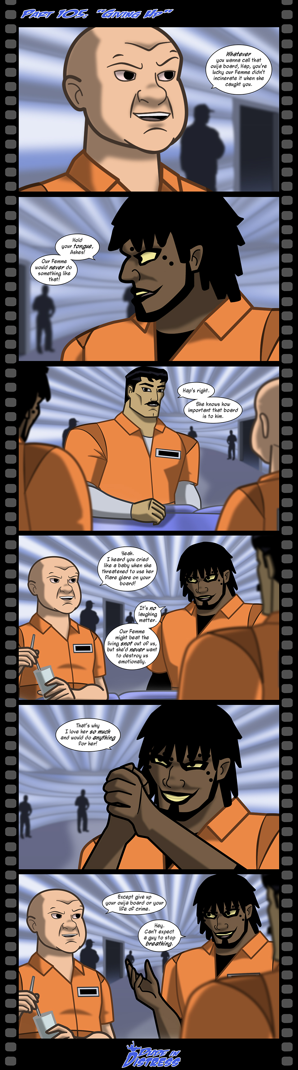 Dude in Distress Strip 105