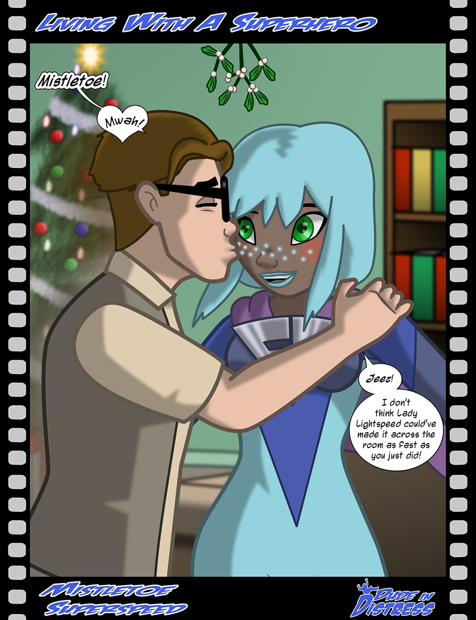Living With a Superhero #2 (Mistletoe Superspeed)
