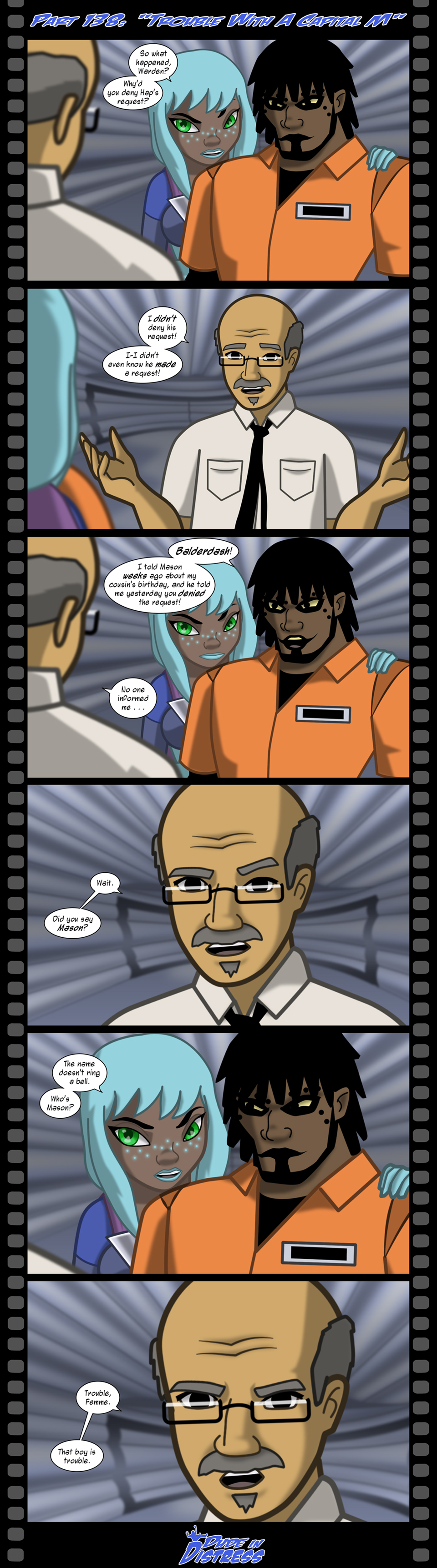 Dude in Distress Strip 138