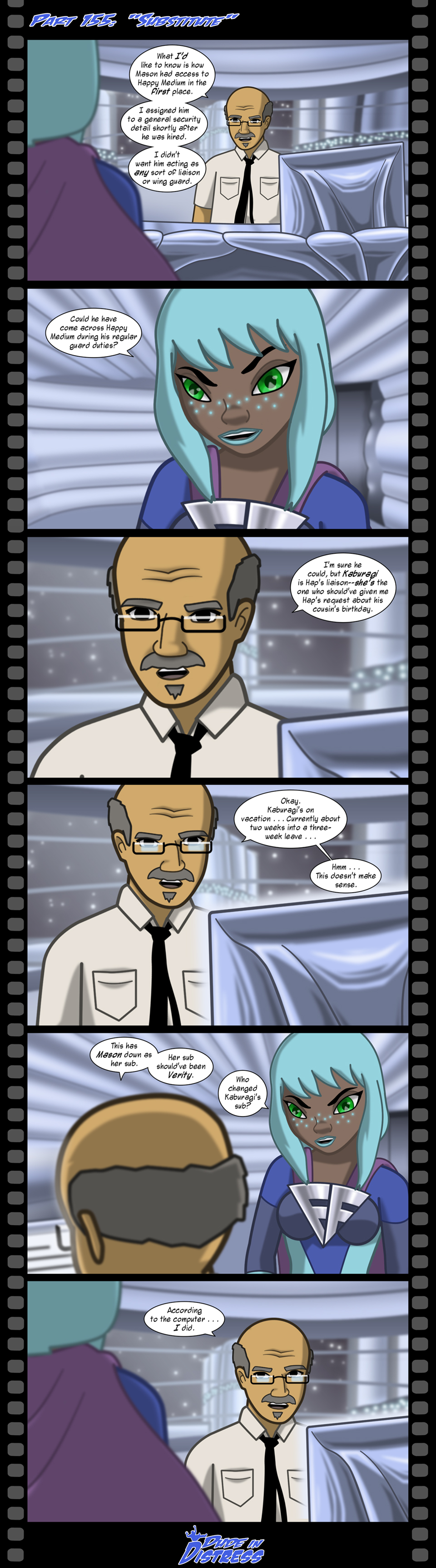 Dude in Distress Strip 155