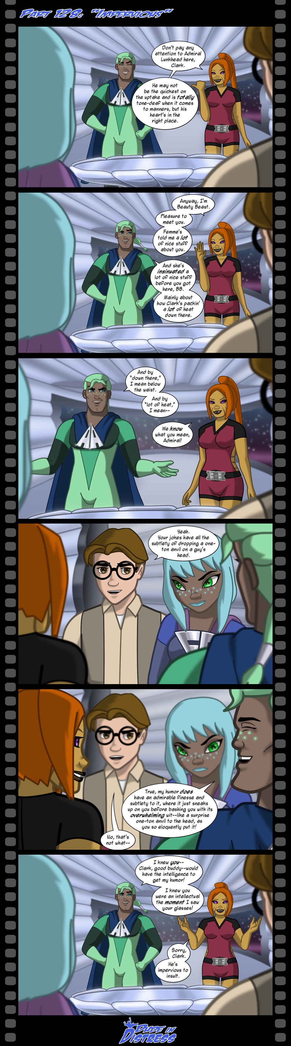 Dude in Distress Strip 128