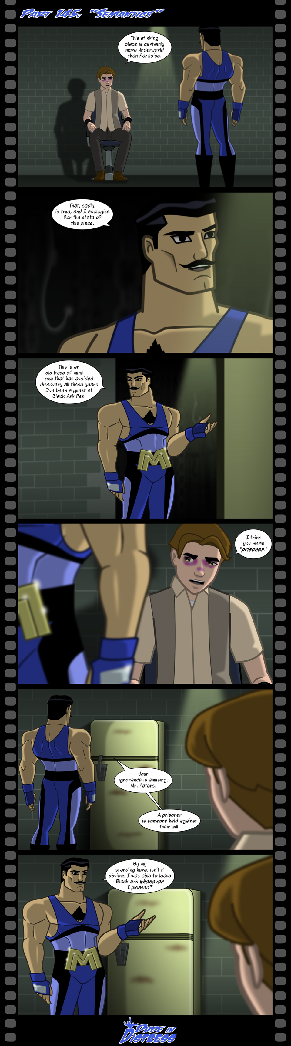 Dude in Distress Strip 145