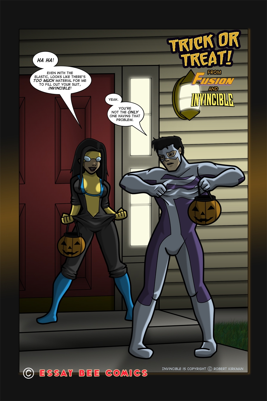 Trick or Treat Pic #3 (Fusion and Invincible)