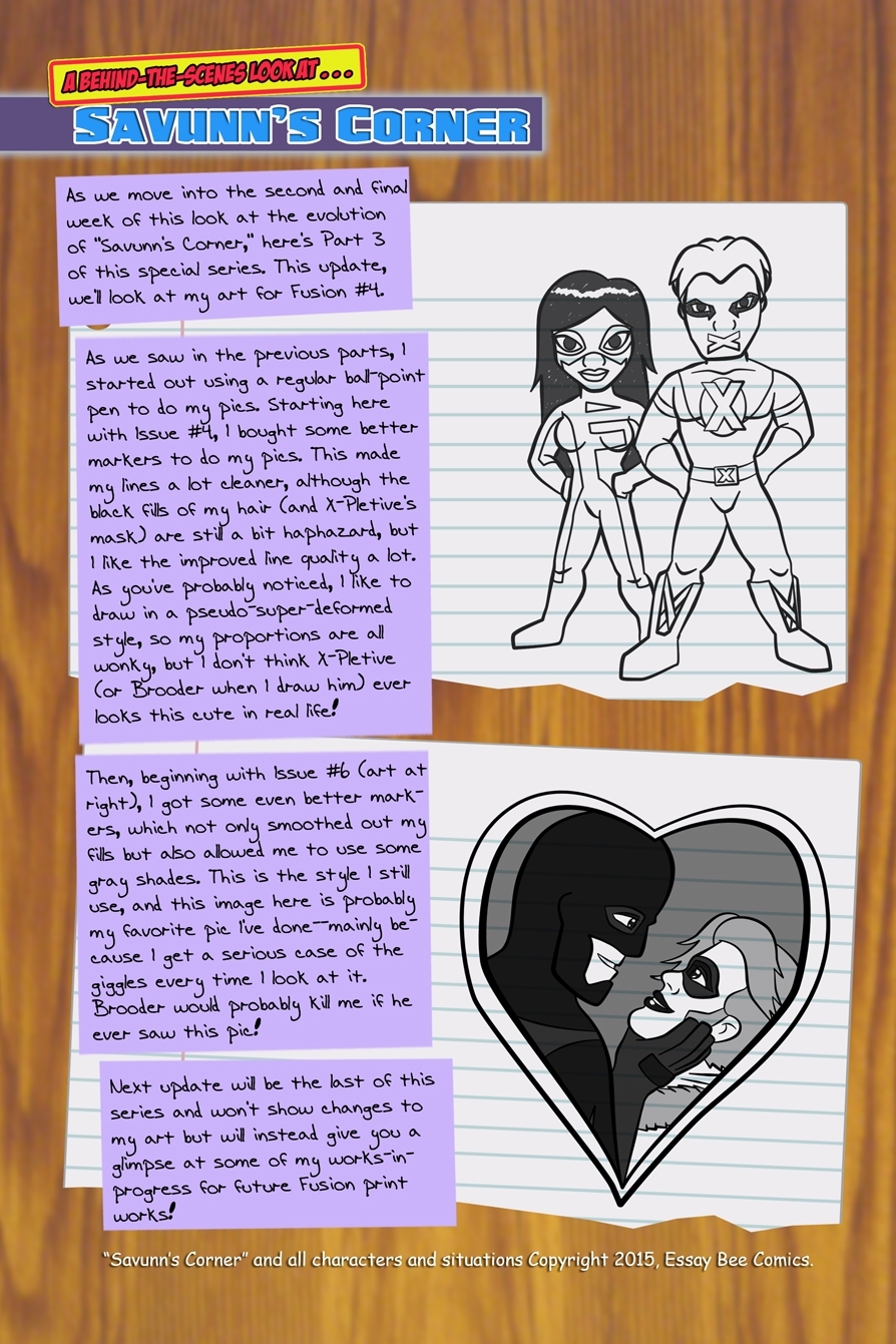 Evolution of "Savunn's Corner" #3