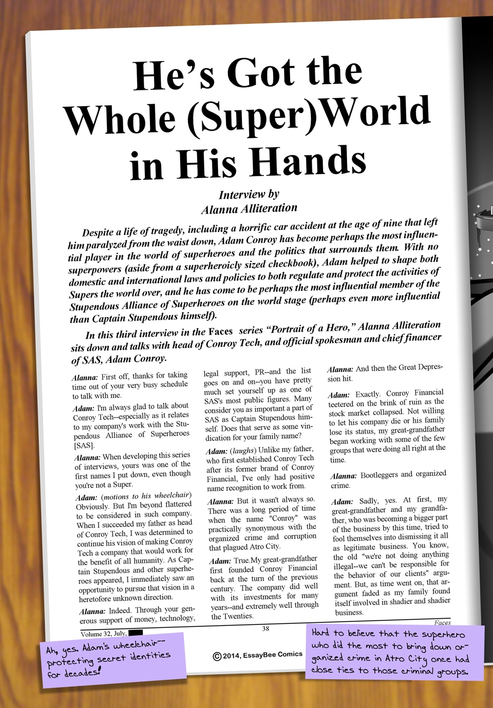 Interleude--Faces Magazine Interview 3 Page 1