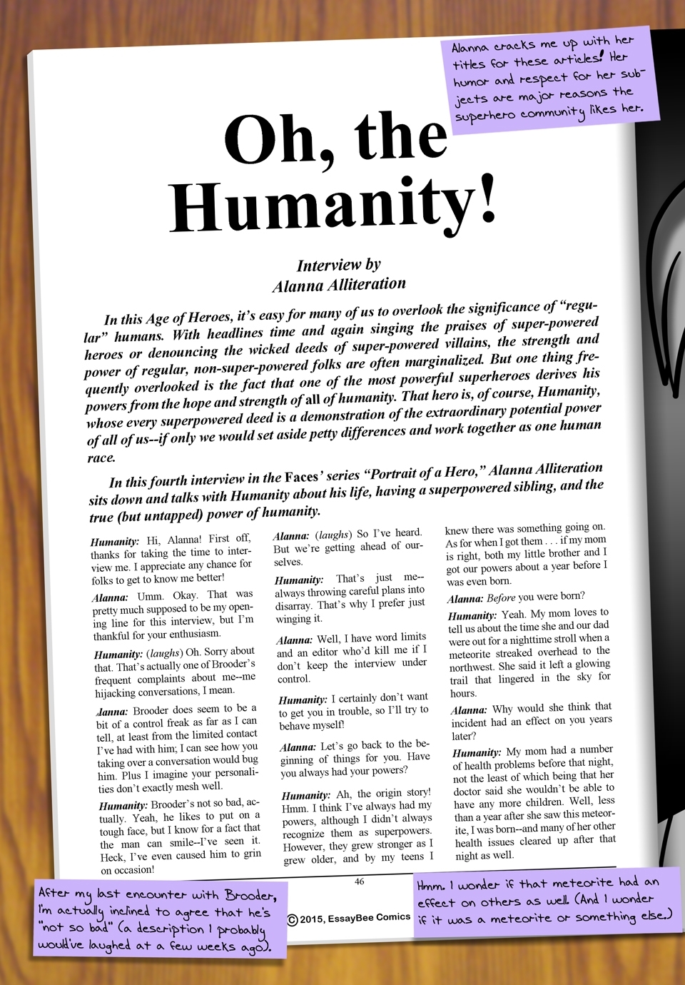 Interleude--Faces Magazine Interview 4 Page 1