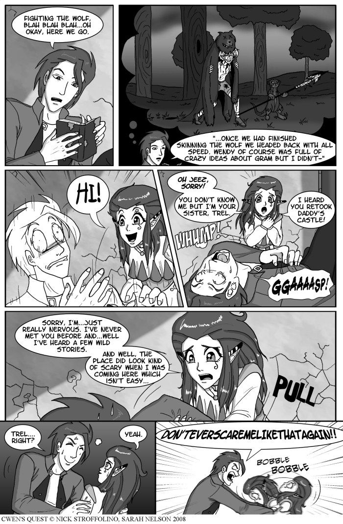 Chapter 2 Page 11 - Boo!  Meet Trel