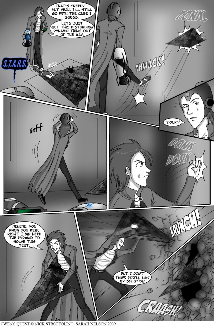 Chapter 8 Page 10 - That's using your pyramid head