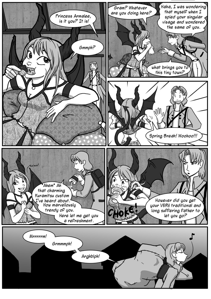 Gram Trellion and the horse he road in on Page 4 - A civil conversation