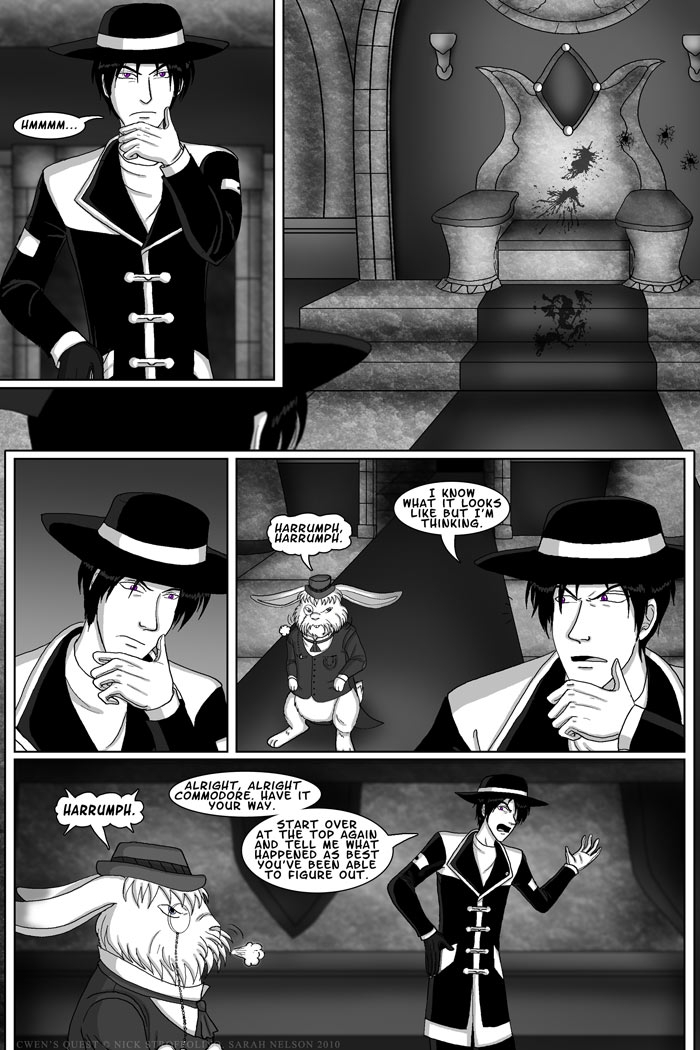 Chapter 10 Prelude Page -7:  Looks like trouble