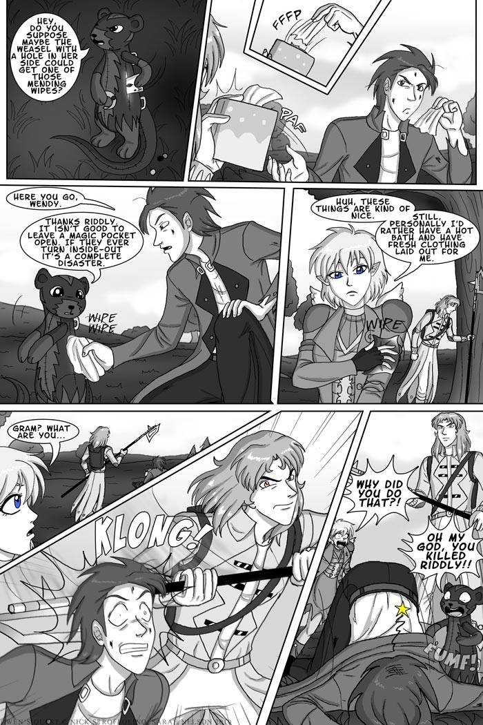 Chapter 10 Page 2 - No, no, no he's just resting.