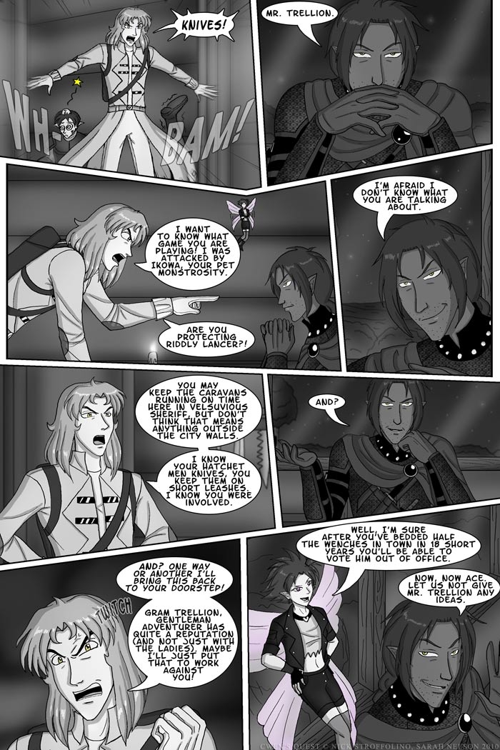 Chapter 10 Page 18 - BAM!  Gram Trellion baby!