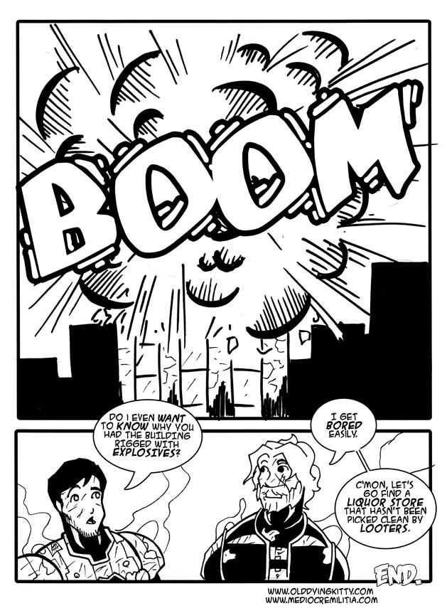 Drunk Duck Zombies: Day 14, Page 9 (Final Page)