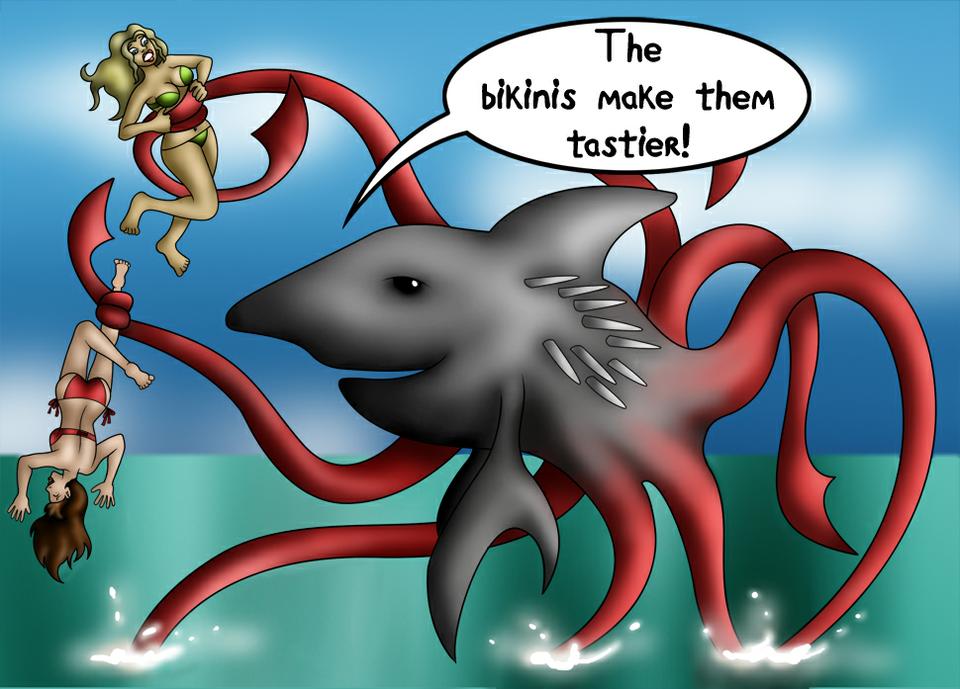 Sharktopus: Bikinis