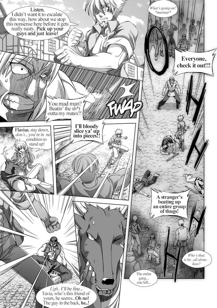 Page 61: Amidst a crowd.