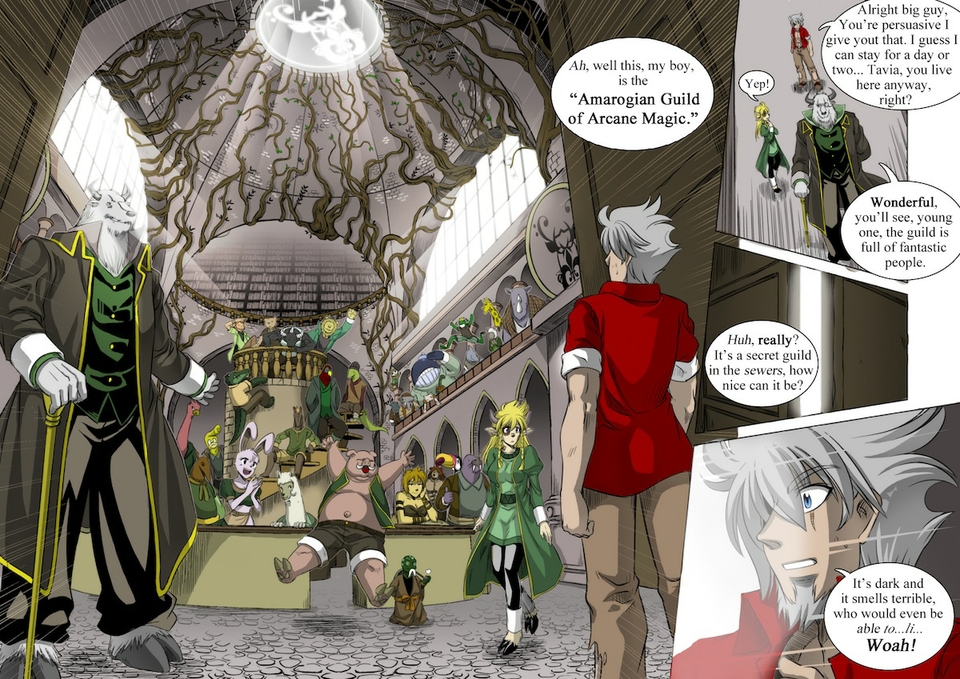 Page 78 &79: Welcome to the Guild.