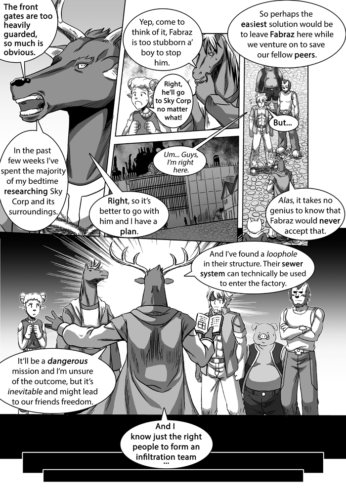 Page 114: An infiltration team.