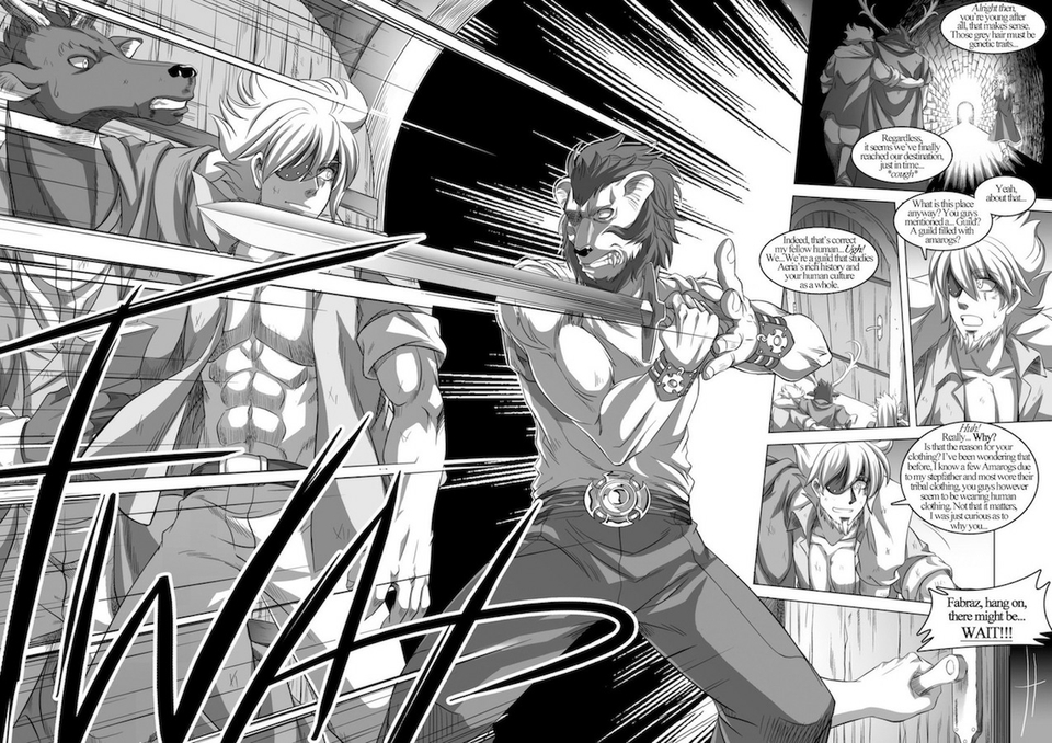 Page 68 & 69: A lion's keep is always guarded