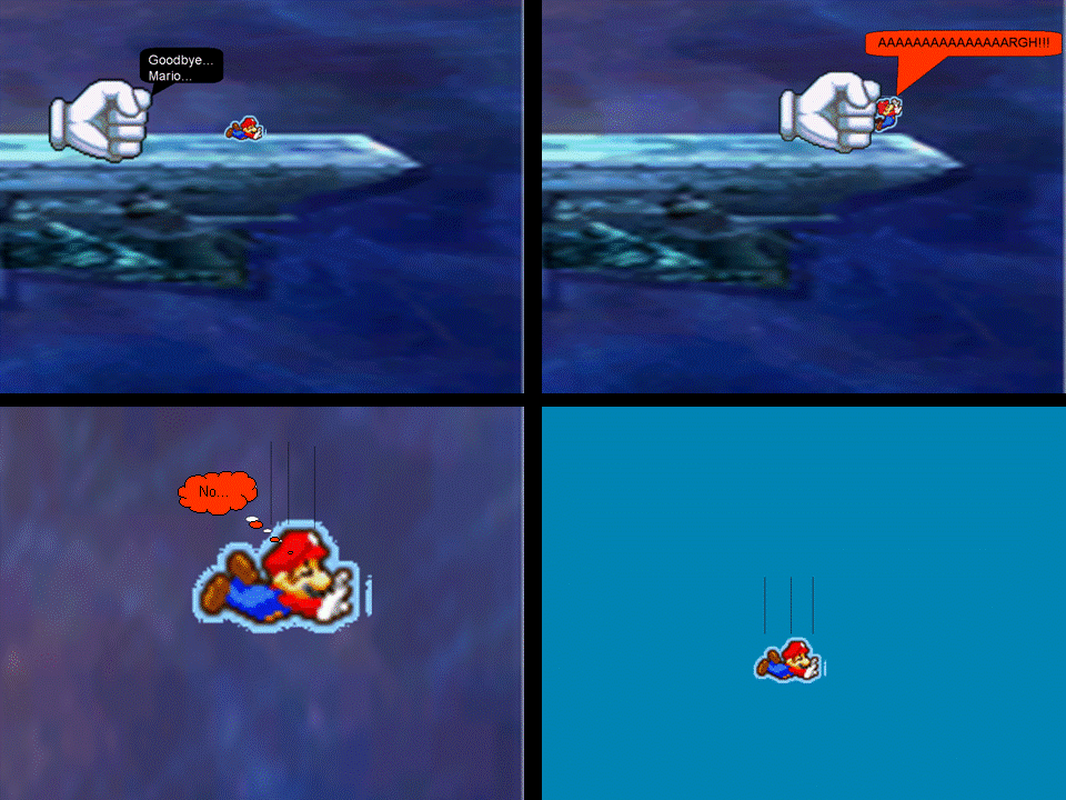 Mario's flying