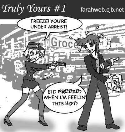 You're under arrest!