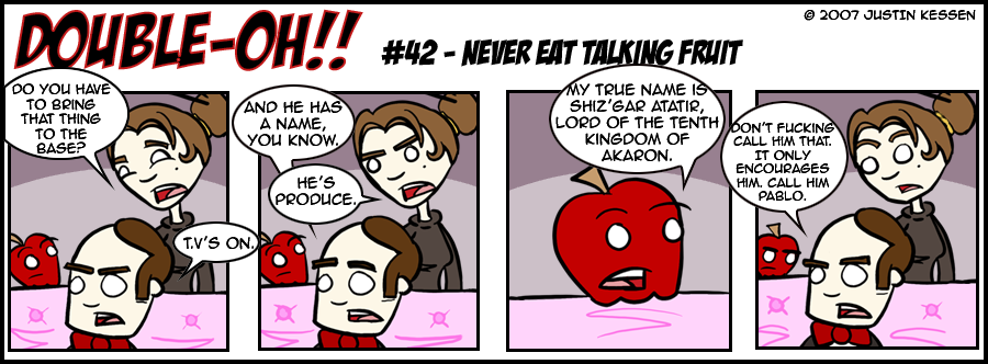 Never Eat Talking Fruit