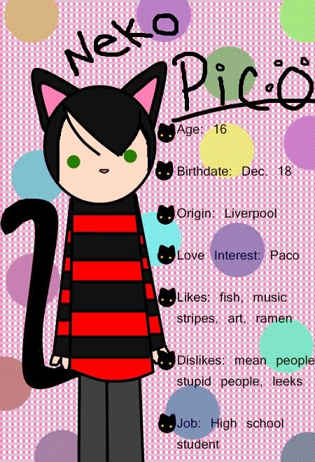 Pico Character sheet
