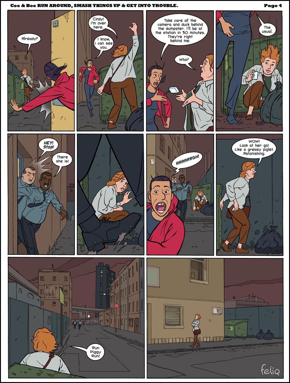 Check out ceeandbee.com and friend me at facebook/feliqdidacomic.