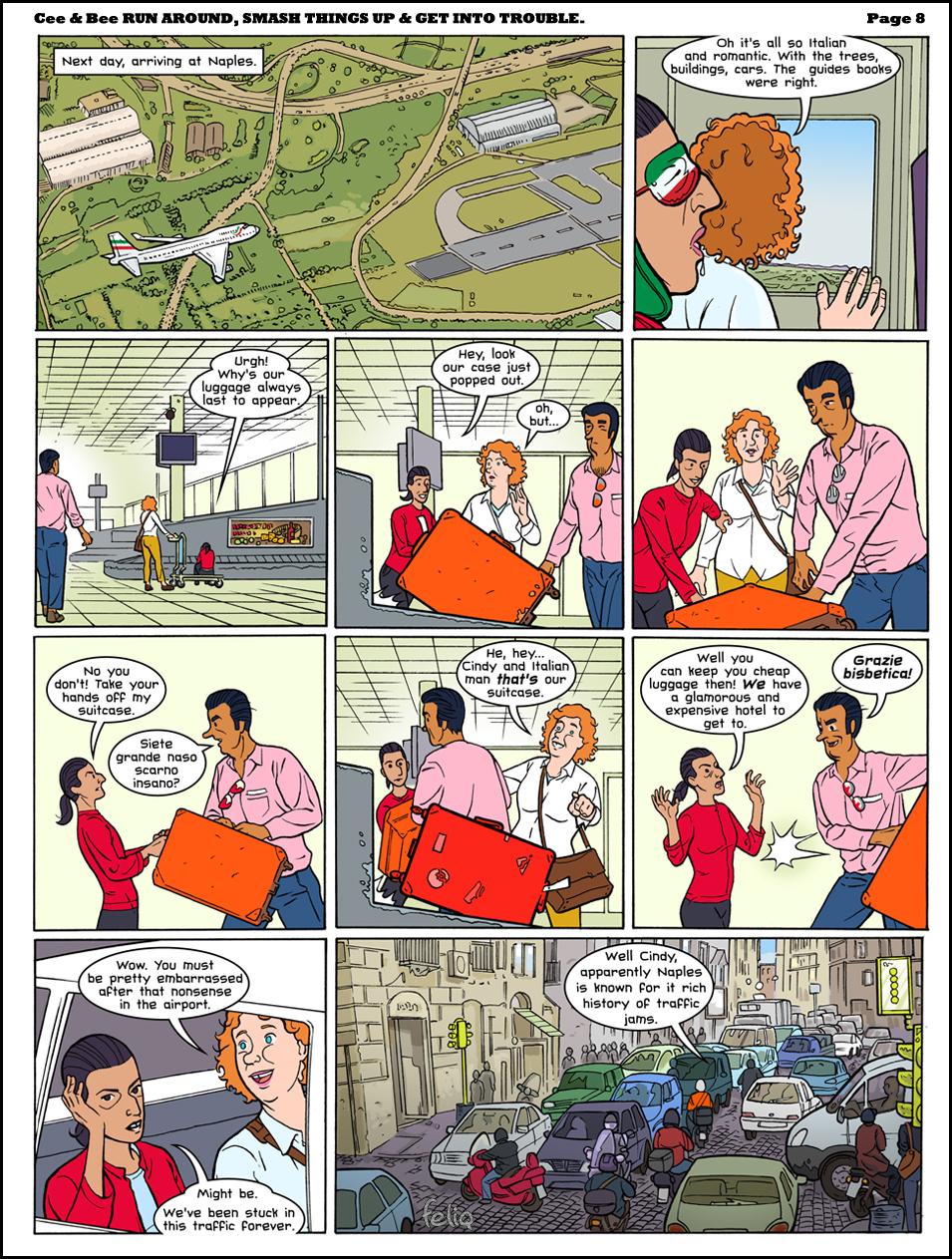 Check out ceeandbee.com and friend me at facebook/feliqdidacomic.