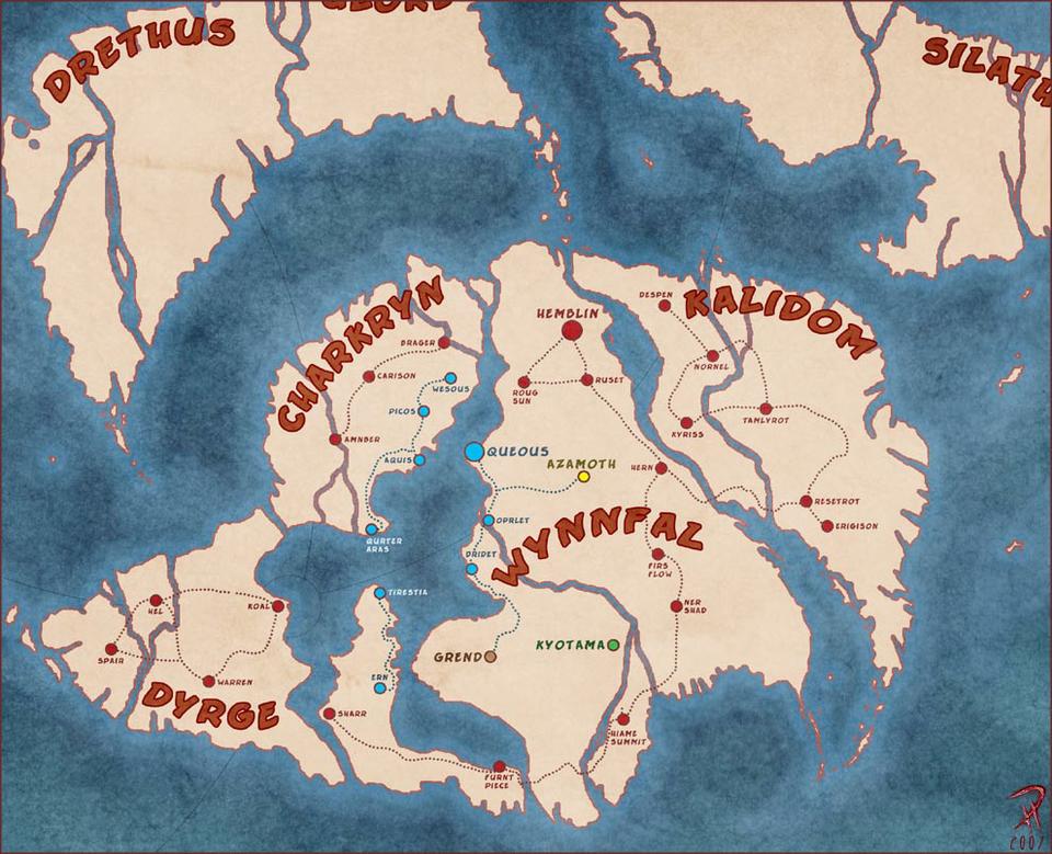 Road Map of the Mainlands