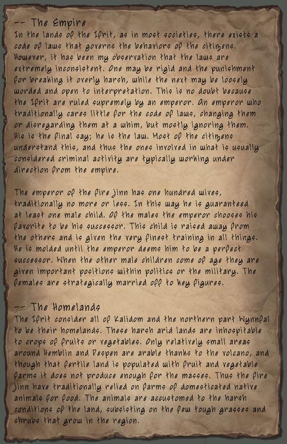 Ifrit Guide, Page Six