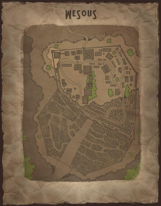 Map of Wesous