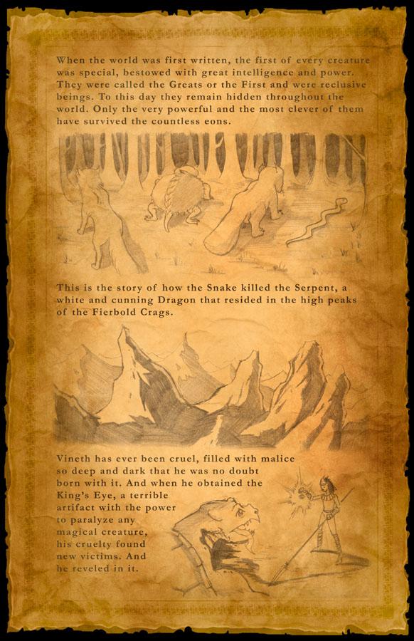The White Naga and the King's Eye (Page One)