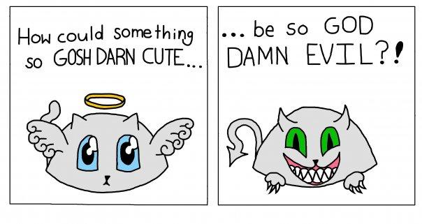 Cute but evil