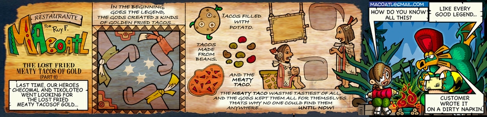 The legend of the lost fried meaty tacos of gold