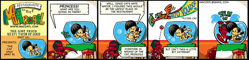 The lost fried meaty tacos of gold (part XII) The cat saga (part III)