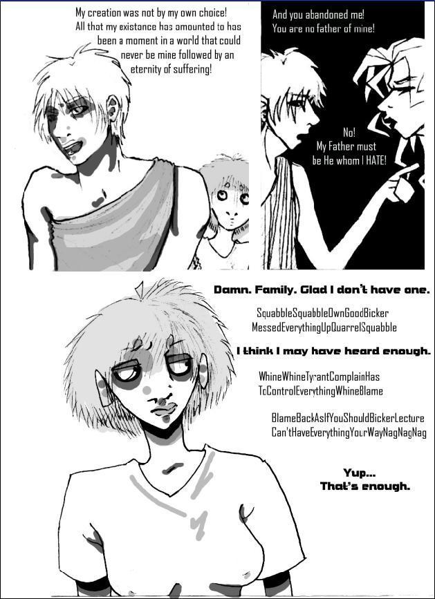 Family. Glad I don't have one.