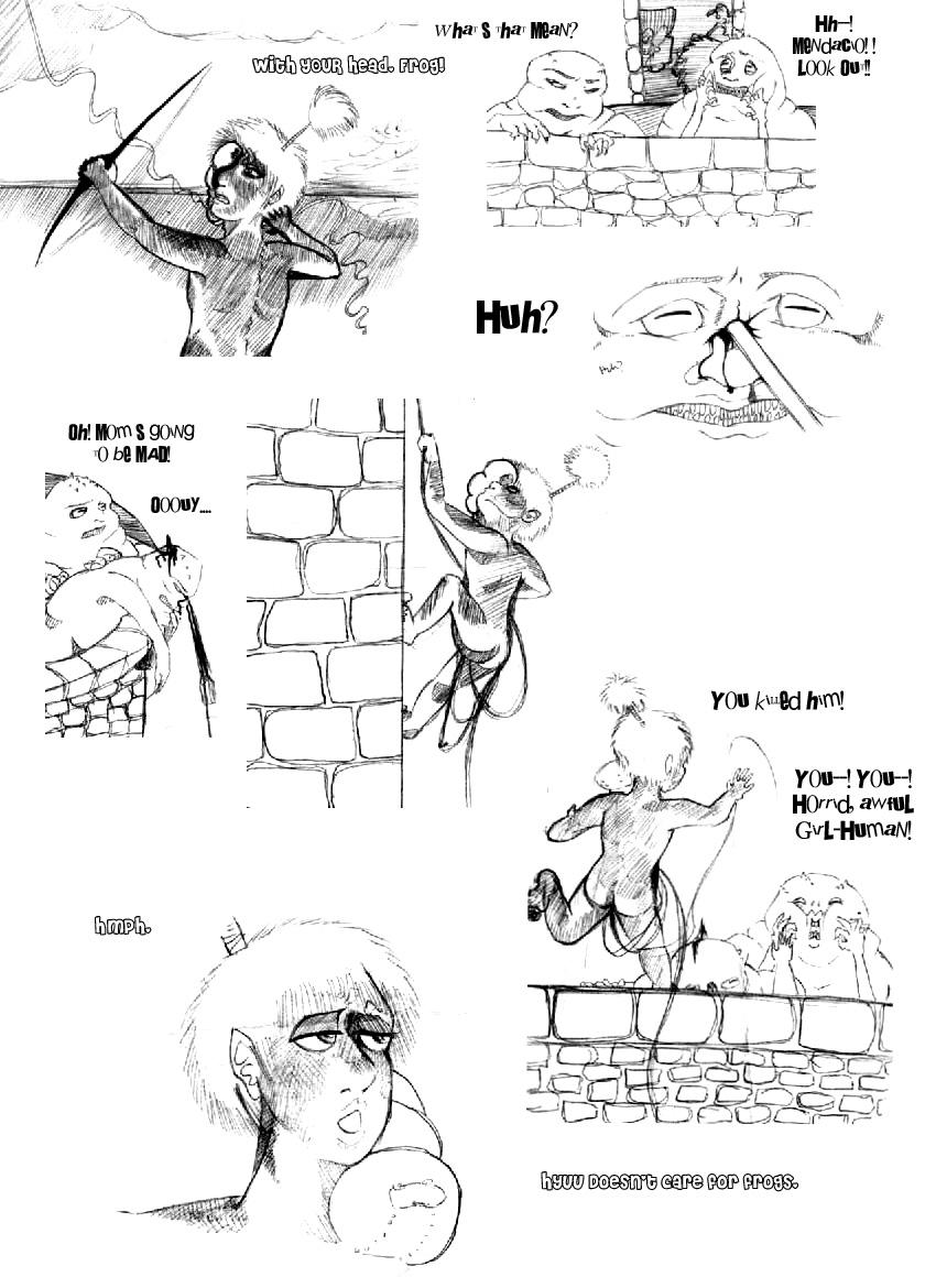 With your head