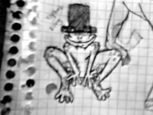 Top hat frog