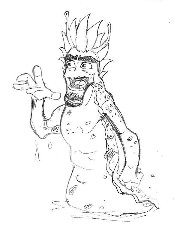 The Slug Monster sketch
