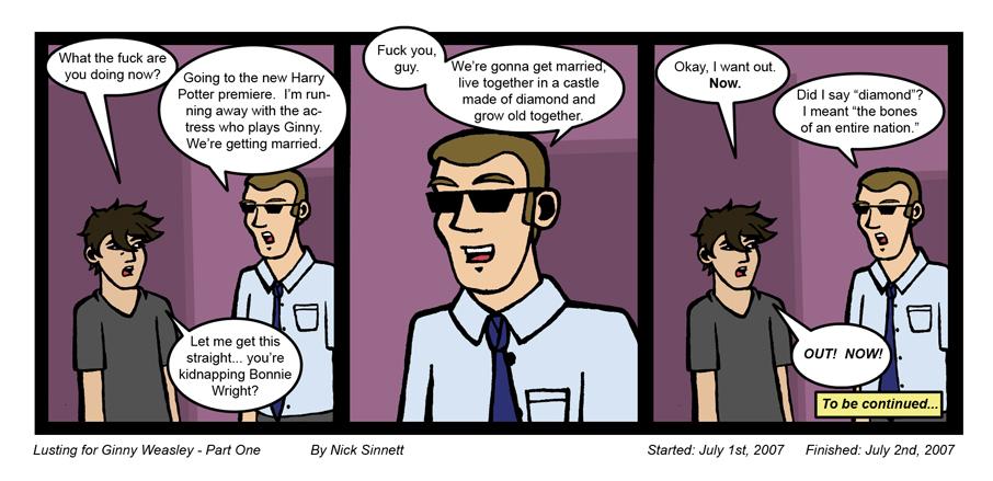 Lusting for Ginny Weasley - Part One