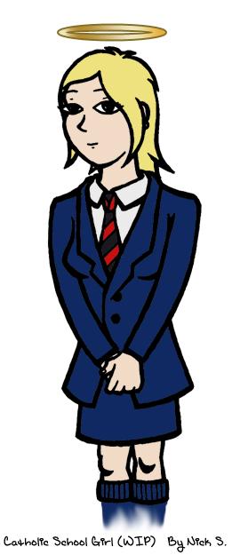 Catholic School Girl (WIP)