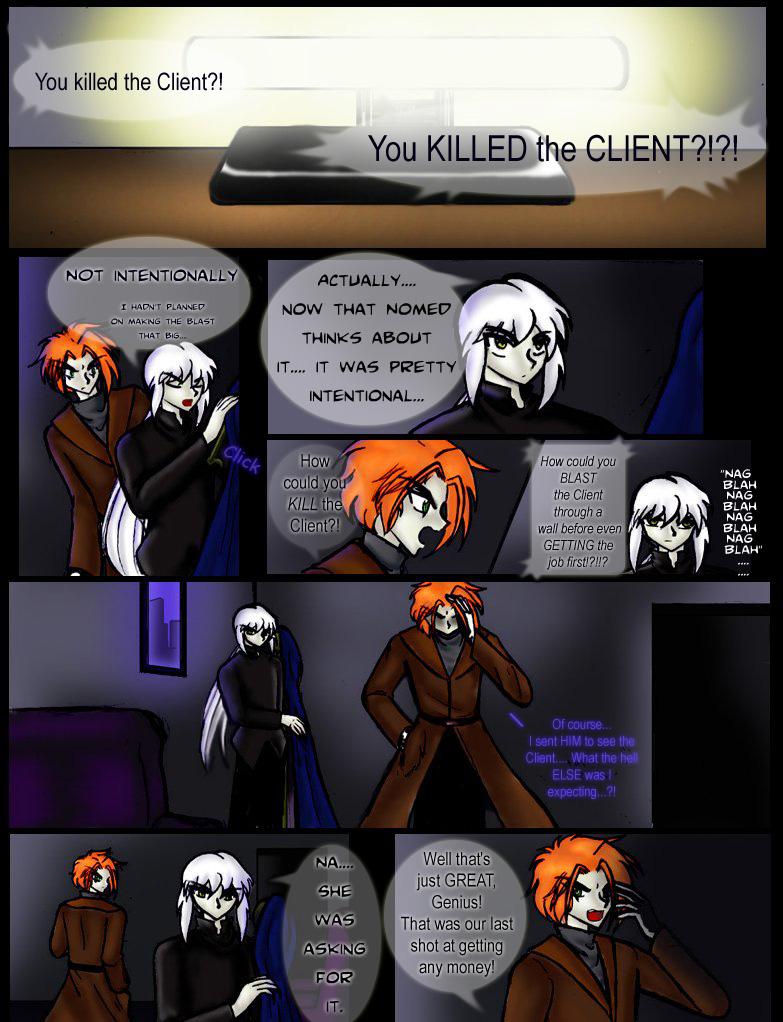 Page - 17 [ Nomed Killed the Client in the Office with the Explosives. ]