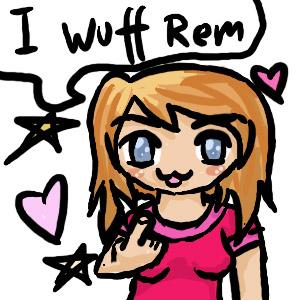 I wuff Rem
