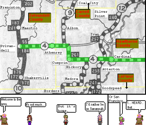 SA2 Erratta 1: Map of the Athenrey Area