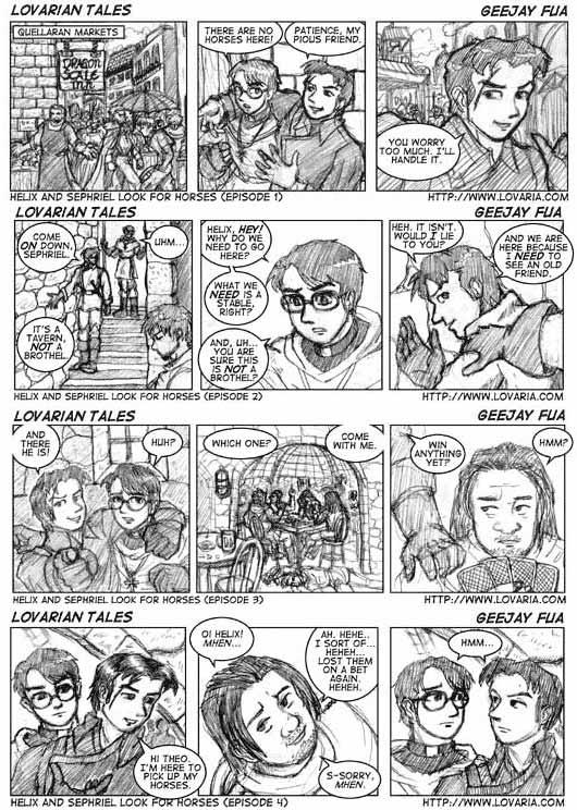 Helix and Sephriel Look For Horses 1-4